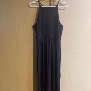 Women Small Beautiful Blue Spring Summer Dress Lightweight Soft Sleeveless